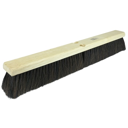 Weiler 36"SweepFloorBrush, BlkTampicoCenterw/HorsehairCasing, IncludesBrace 42049